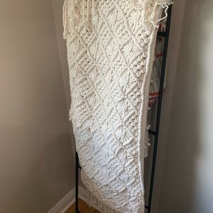 Woven Macrame Lumbar Pillow Cover (no insert)